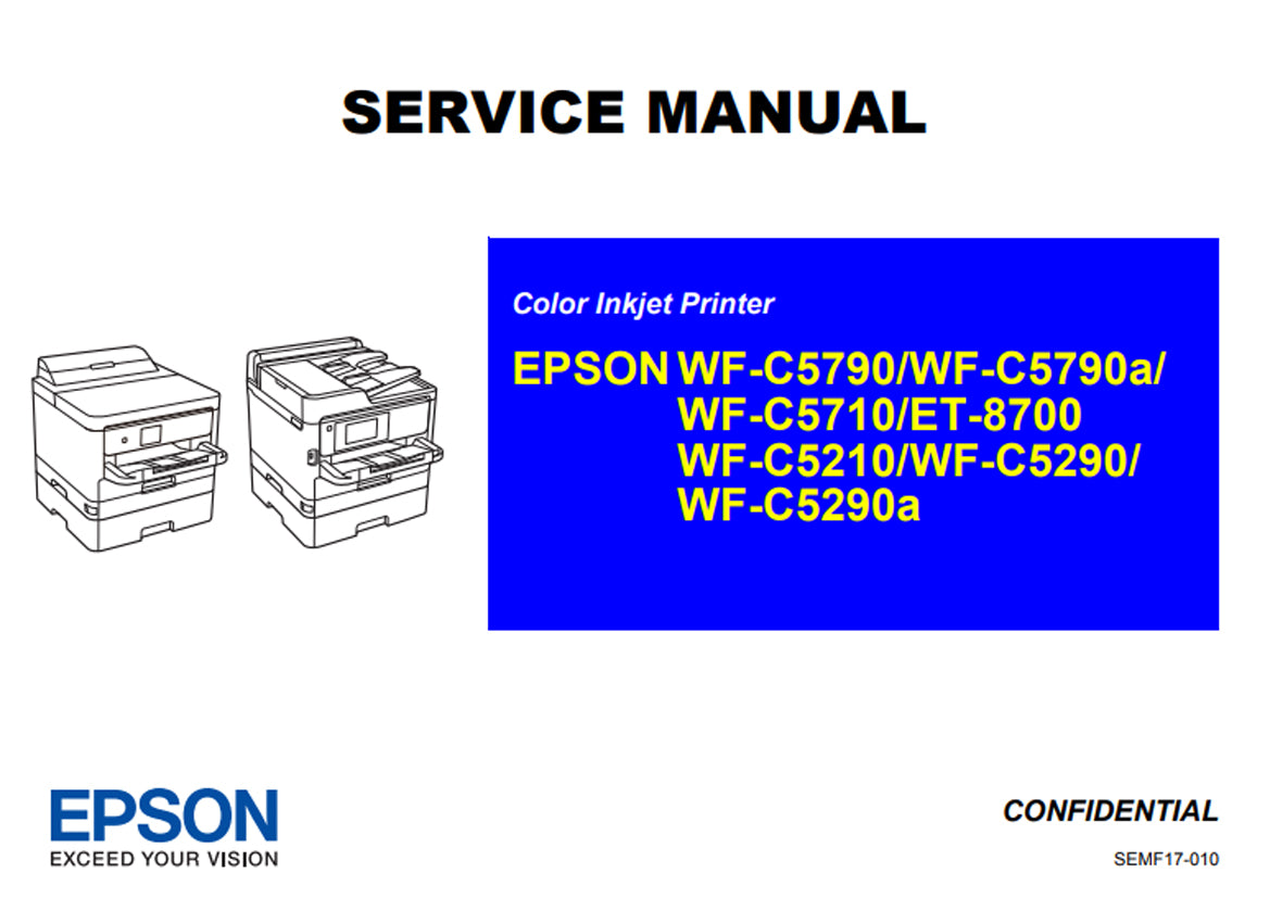 Manual de Servicio Epson WFC5790 C5790a C5710 C5210 C5290 C5290a ET-8700